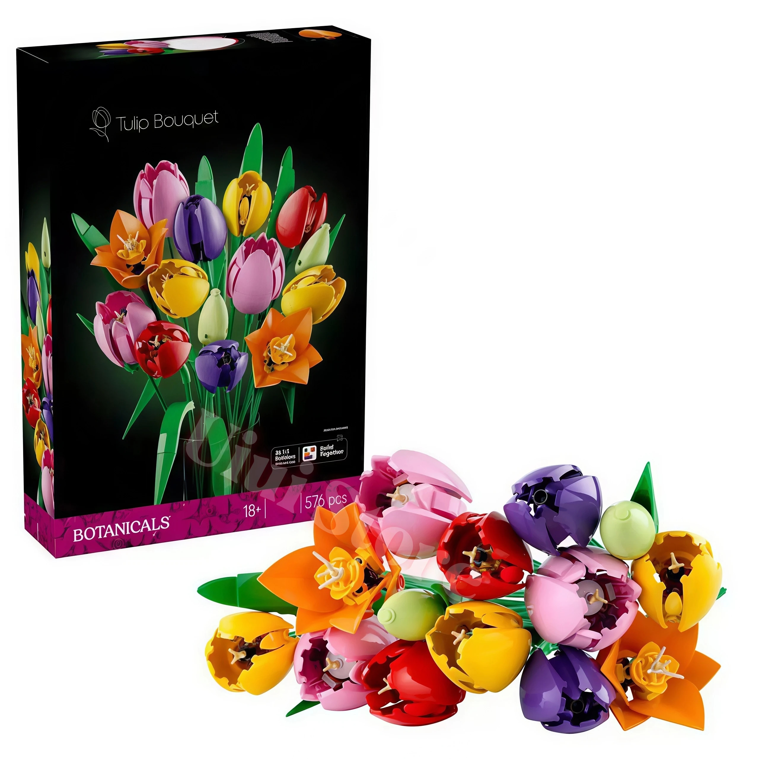 Artificial Flower Bouquet Buil - Orchid Potting Mix ulasan dan harga