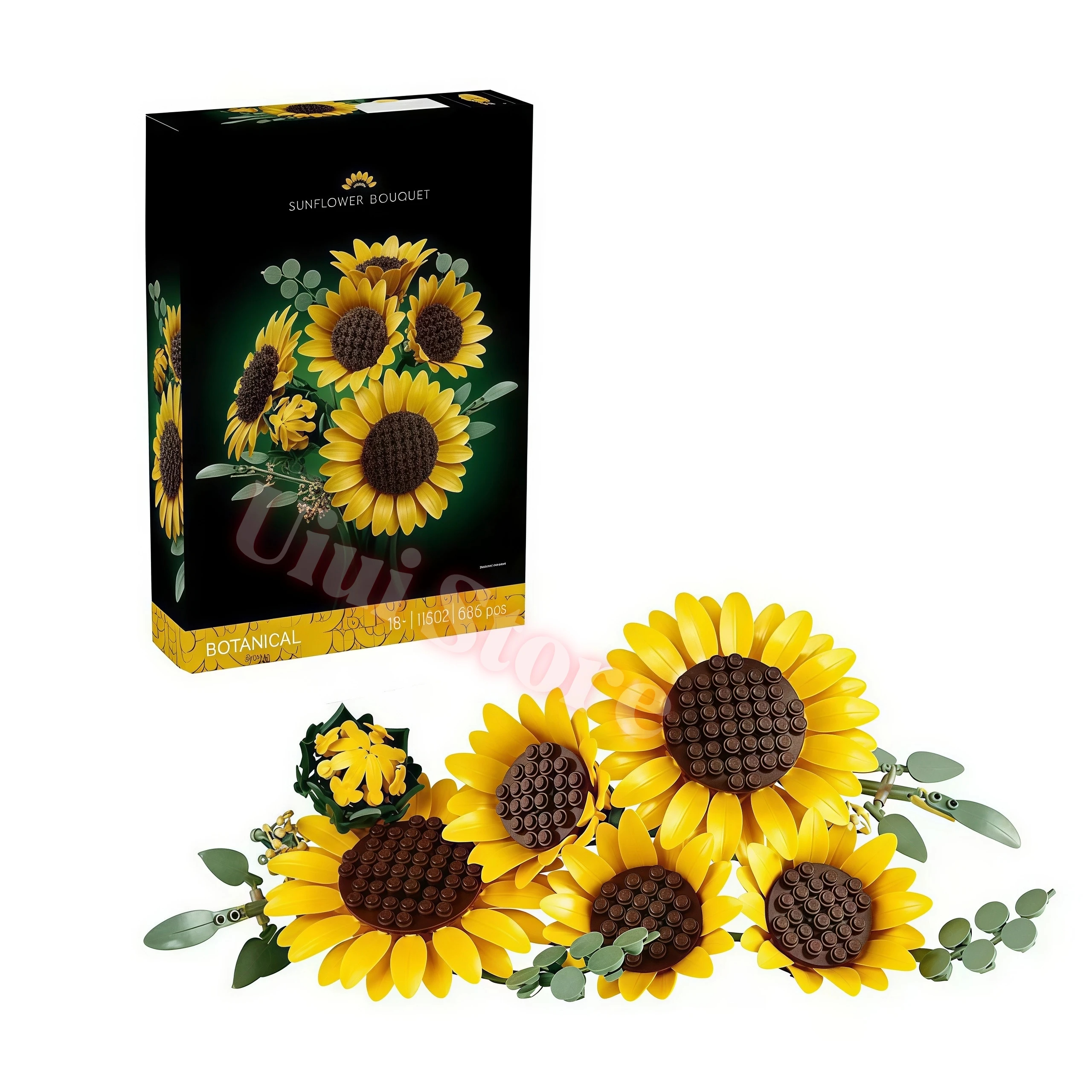 Artificial Flower Bouquet Buil - Orchid Potting Mix ulasan dan harga