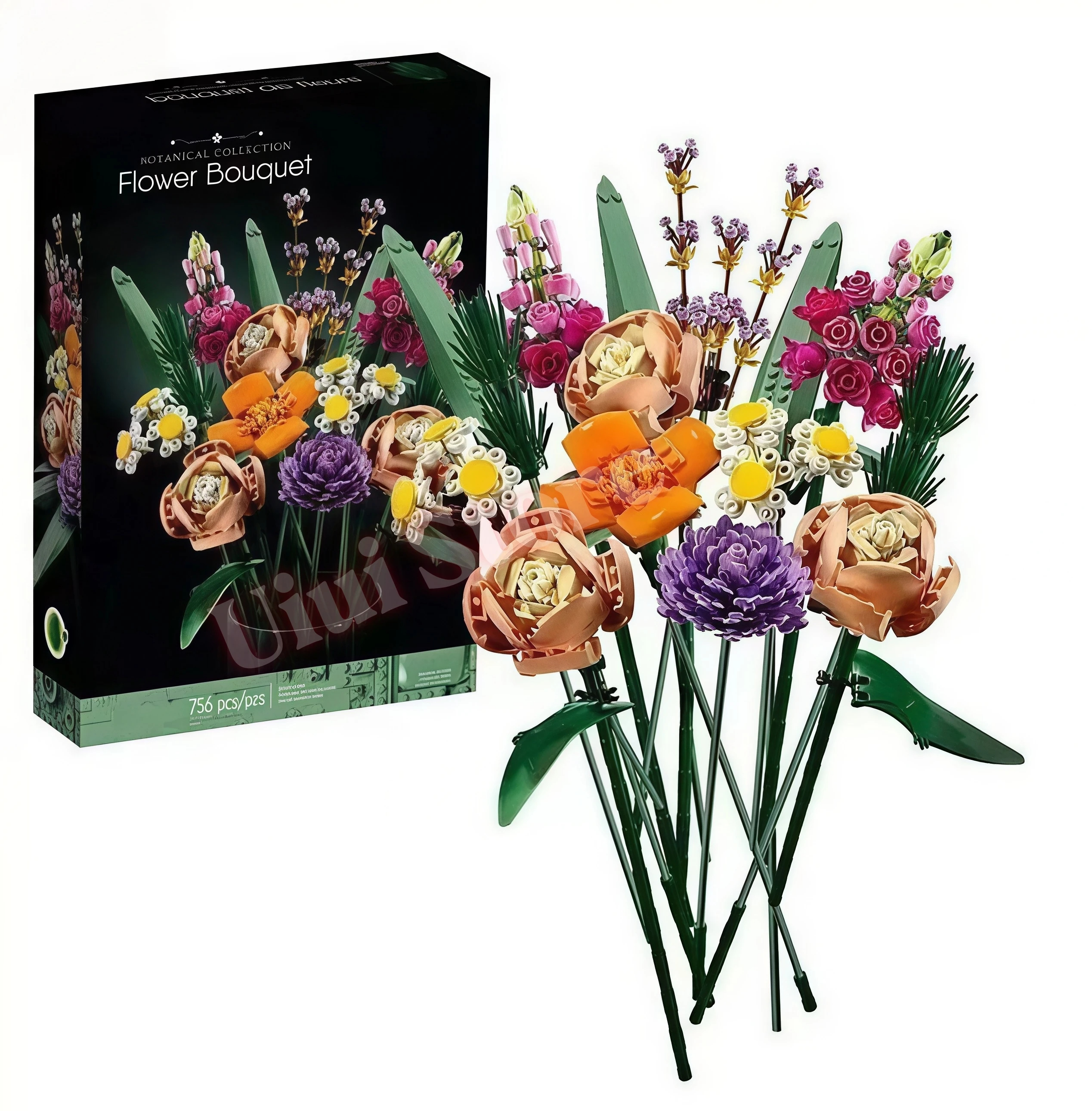 Artificial Flower Bouquet Buil - Orchid Potting Mix ulasan dan harga