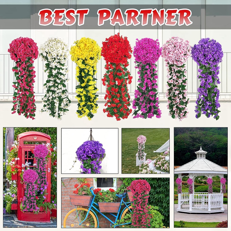 1PC Artificial Flowers Silk Vi - Orchid Potting Mix ulasan dan harga