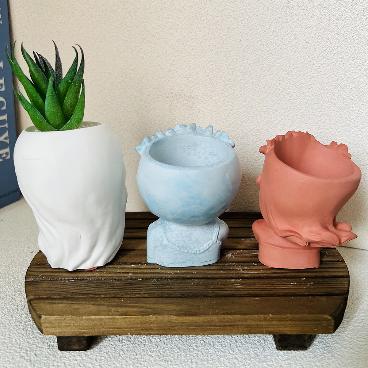 Cute Girl Plant Pot Silicone M - Gardening Tools Cute ulasan dan harga