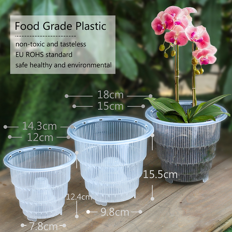Meshpot Clear Plastic Orchid P - Orchid Potting Mix ulasan dan harga