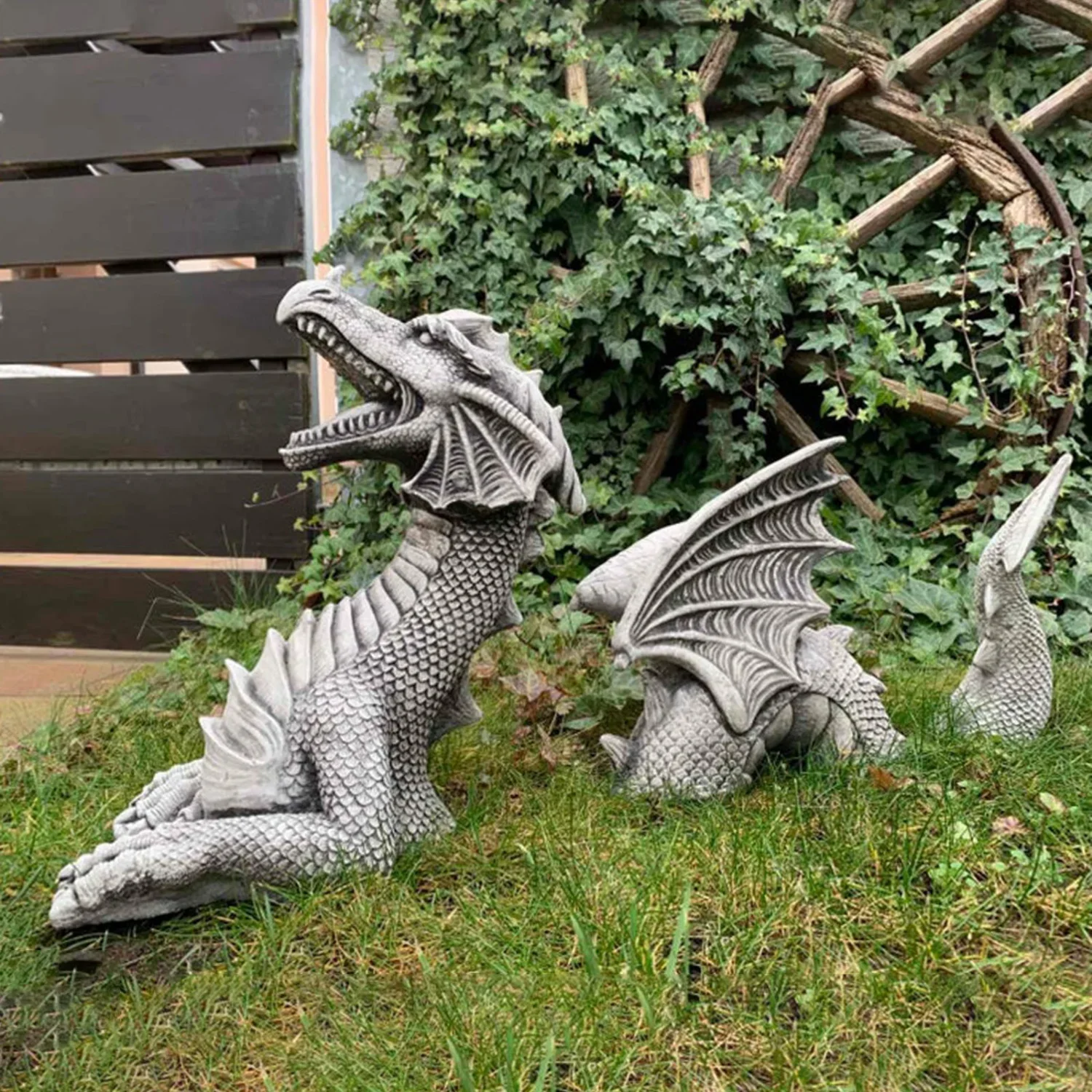 Dragon Sculptures Resin Giant  - Gardening Tools Usa ulasan dan harga
