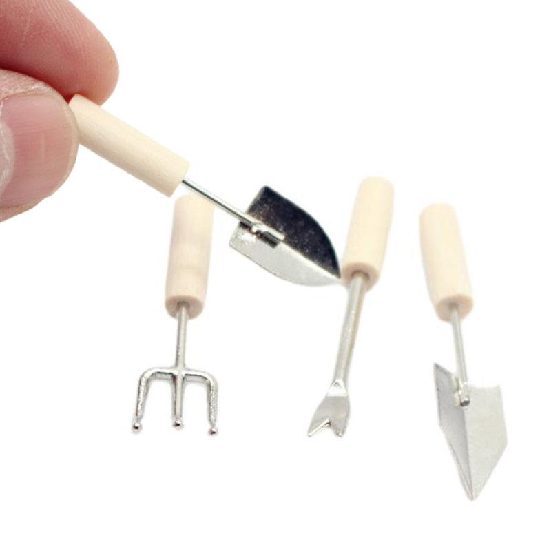 1:12 Dollhouse Miniature Garde - Gardening Tools Usa ulasan dan harga