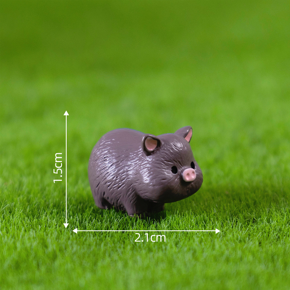 5/10pcs Cute Mini Resin Pigs M - Gardening Tools Cute ulasan dan harga